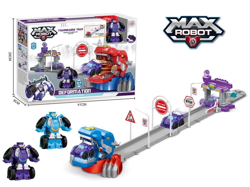 TRACK SET + FREE WAY CAR (CAN CHANGE TO DINOSAUR) - HP1174005