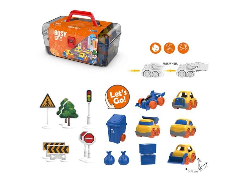 FREE WAY CAR SET WITH RATTLE - HP1174579