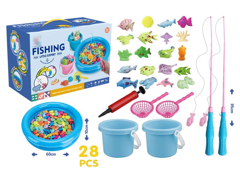 FISHING GAME  28PCS W/POOL - HP1174653