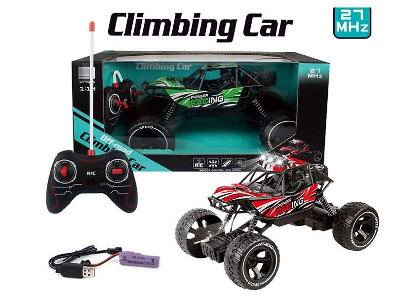 1:14 4CH CLIMBING RC CAR (WITH LIGHTS,INCLUDED BATTERY) - HP1174745
