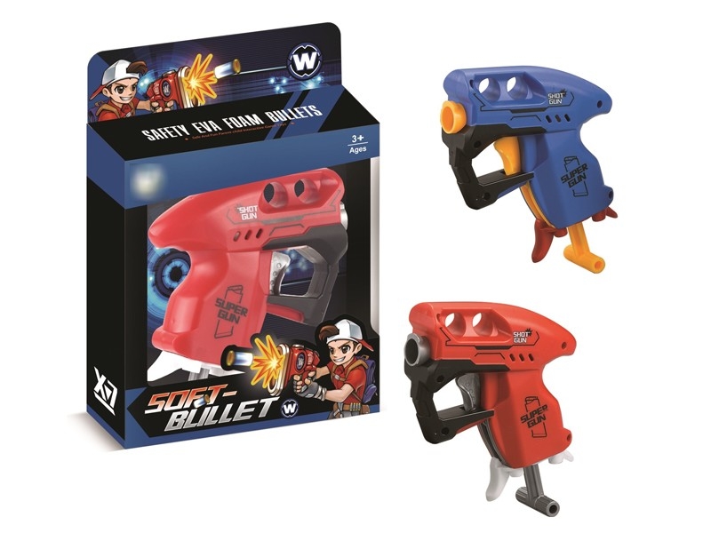 SOFT SHOOTING GUN W/4PCS BULLETS - HP1174858