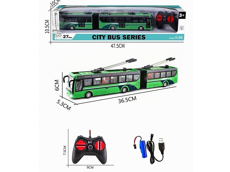 1:30 R/C BUS W/LIGHT,INCLUDED BATTERY - HP1174956