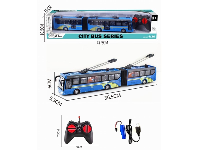 1:30 R/C BUS W/LIGHT,INCLUDED BATTERY - HP1174957