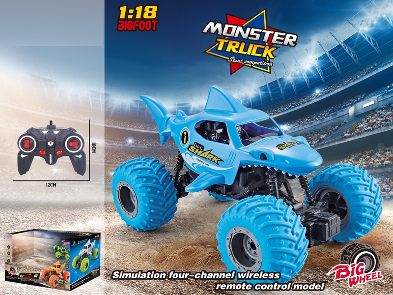 1:18 4WD 2.4G RC CAR W/LIGHT - HP1175093