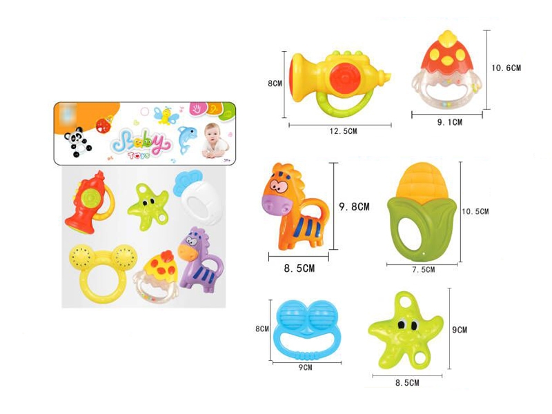 BABY RATTLE 6PCS - HP1175124