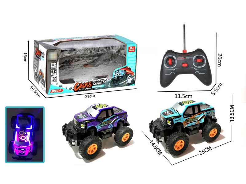 1:18 R/C 4-CHANNELS CAR W/LIGHT (PVC CAR BODY) - HP1175191