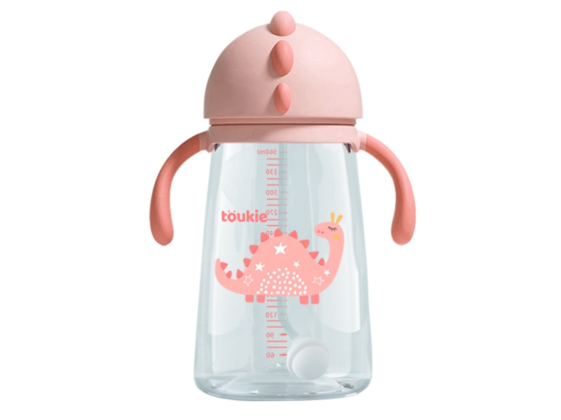 360ML MONSTER SHAPE TRITAN SIPPY CUP (145G, TRITAN BOTTLE BODY, TPE HANDLES WITH HEAD, OTHER PARTS PP) - HP1175967