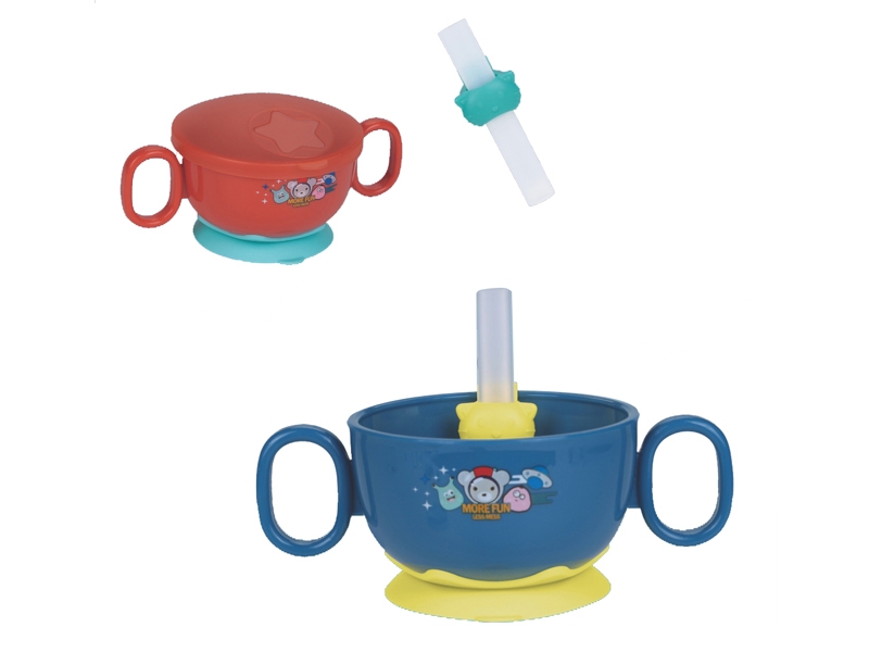 250ML BABY SIPPY BOWL DUCK SHAPE W/HANDLE - HP1176017