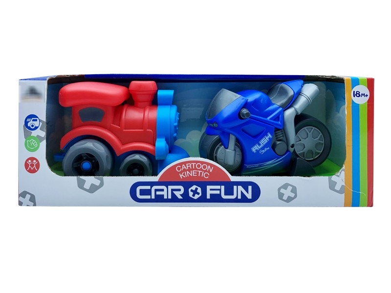 FREE WAY TRAIN+PULL BACK MOTORBIKE - HP1176053