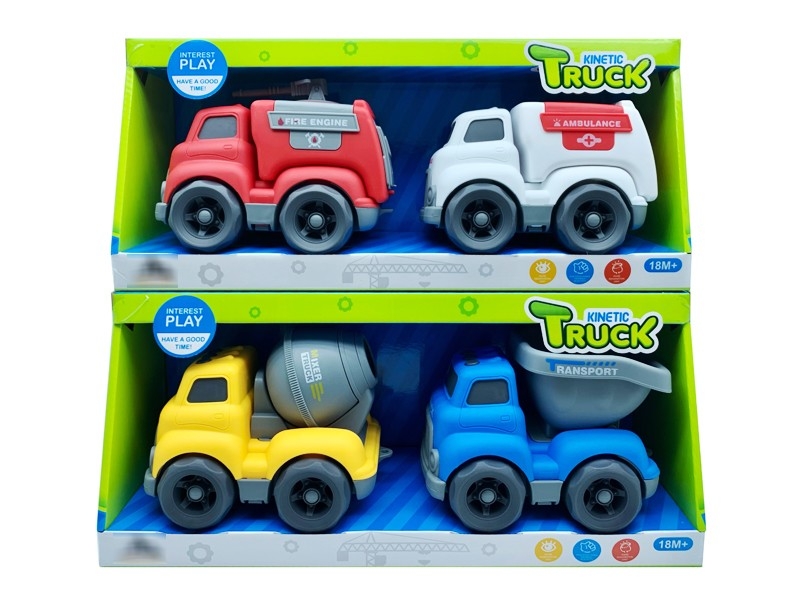 FRICTION CARTOON CAR，2ASST - HP1176055