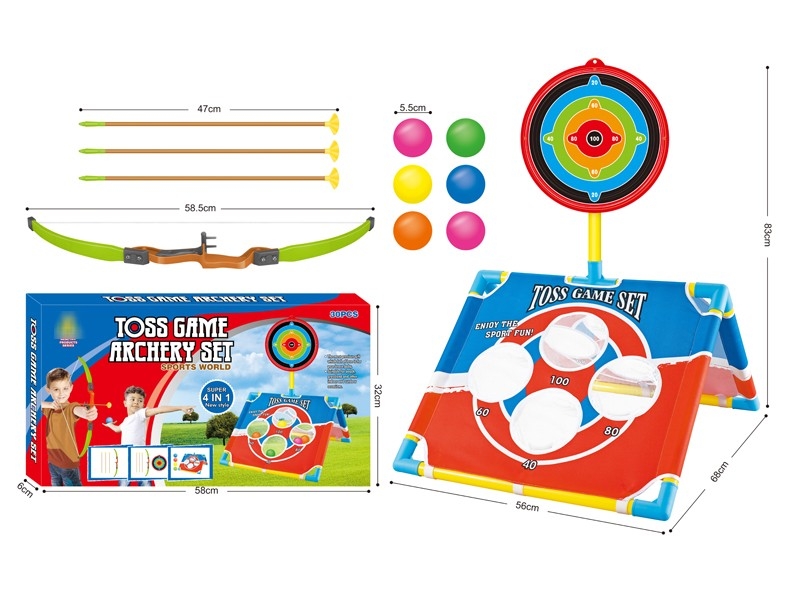 4 IN 1 TOSS GAME ARCHERY SET - HP1176553