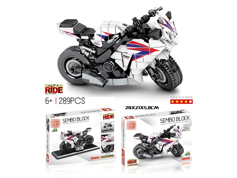 MOTORCYCLE SERIES BLOCKS 289PCS - HP1177100