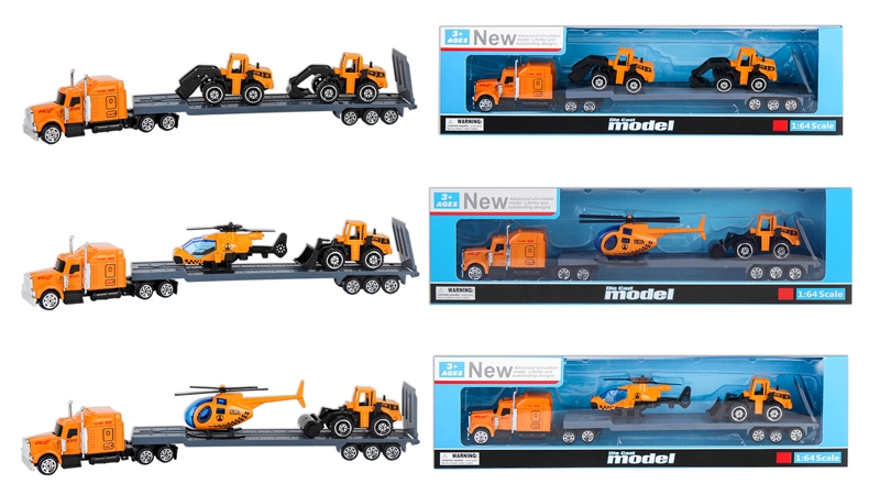 FREE WAY DIE-CAST TOW TRUCK SET (3 ASST.) - HP1177742
