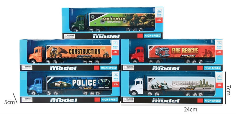 FREE WAY DIE-CAST CONTAINER TRUCK (5 ASST.) - HP1177745
