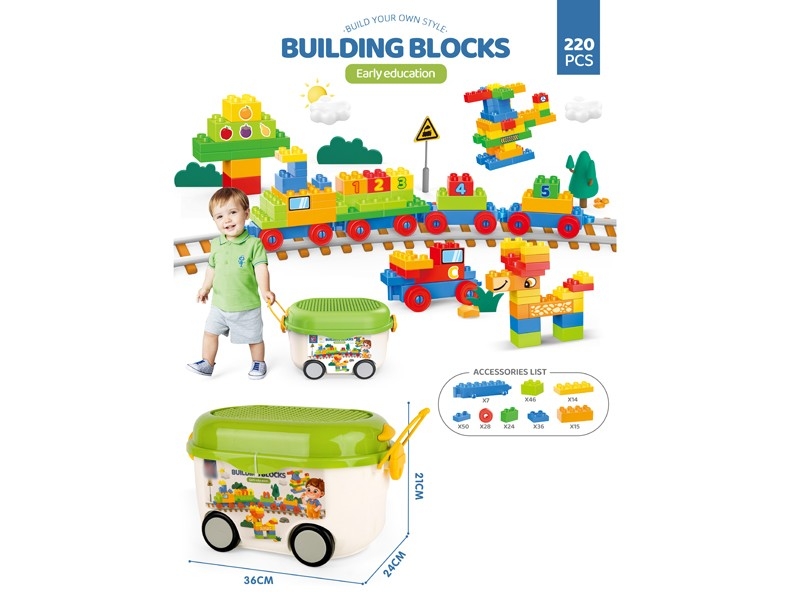BUILDING BLOCKS 220PCS - HP1178597