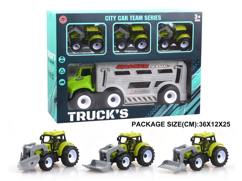FRICTION FARMER TRUCK W/FREE WAY CAR 3PCS - HP1178774