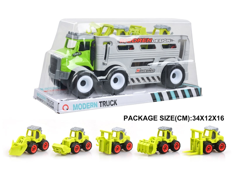 FRICTION FARMER TRUCK W/FREE WAY CAR 2PCS - HP1178956