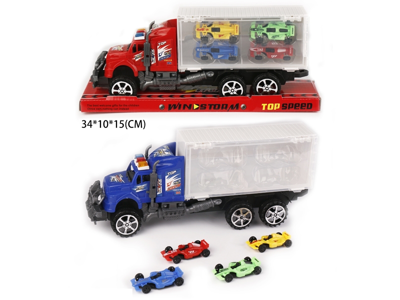 FRICTION CAR W/CAR 4PCS - HP1179122