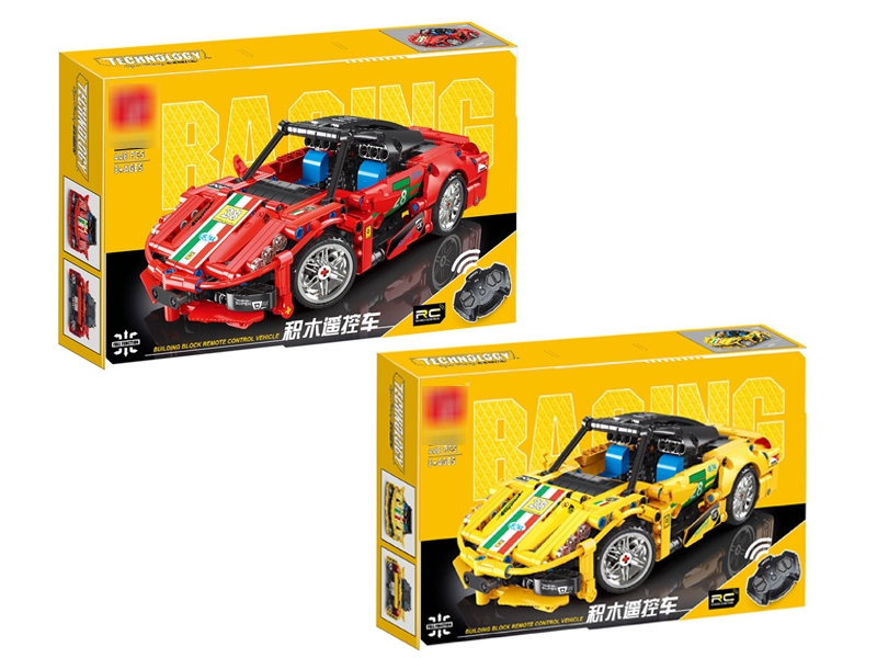 R/C BUILDING BLOCK CAR (448+ PCS, 2 COLORS) - HP1179515