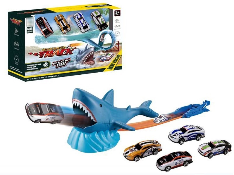 SHARK CATAPULT TRACK SET (IRON CARS) - HP1179538