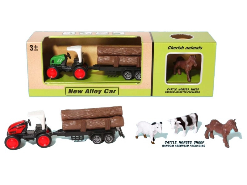 FREE WAY DIE-CAST TRUCK + ANIMALS - HP1179596