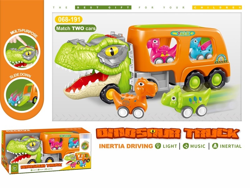 FREE WAY DINOSAUR STORAGE CAR W/LIGHT & MUSIC - HP1179624