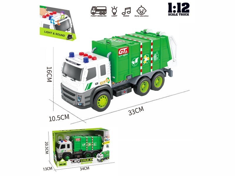 FRICTION TRUCK W/LIGHT & SOUND (INCLUDED BATTERY) - HP1179907