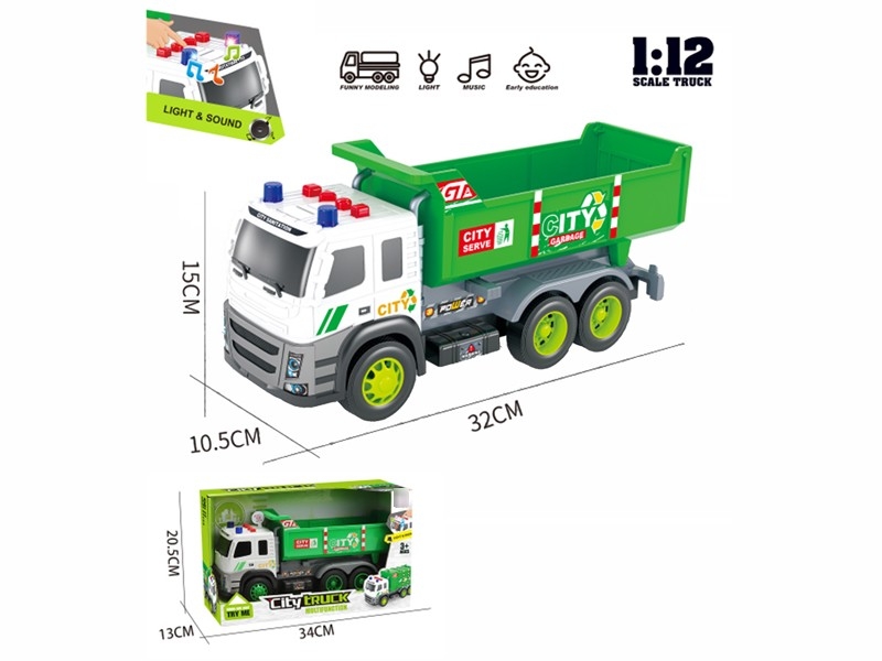 FRICTION TRUCK W/LIGHT & SOUND (INCLUDED BATTERY) - HP1179909