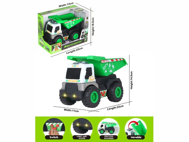 FRICTION CAR,W/LIGHT&SOUND,INCLUDED BATTERY3*LR44 - HP1179987