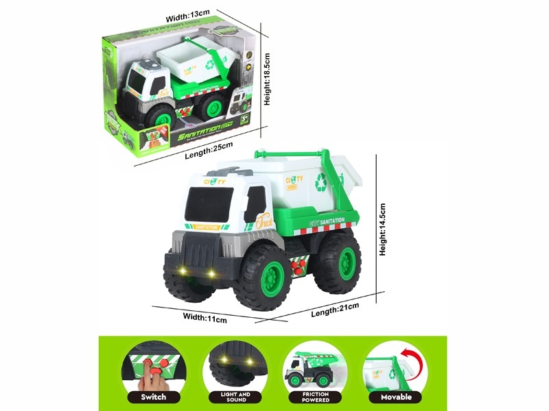 FRICTION CAR,W/LIGHT&SOUND,INCLUDED BATTERY3*LR44 - HP1179995