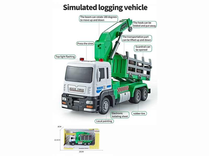 SIMULATION ENGINEERING LOGGING TRUCK - HP1180174