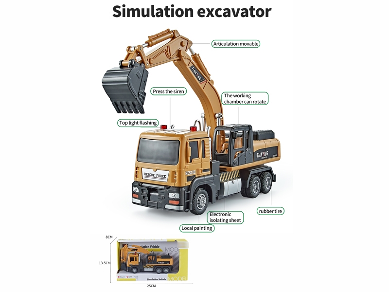 SIMULATION OF CONSTRUCTION VEHICLES - EXCAVATORS - HP1180179