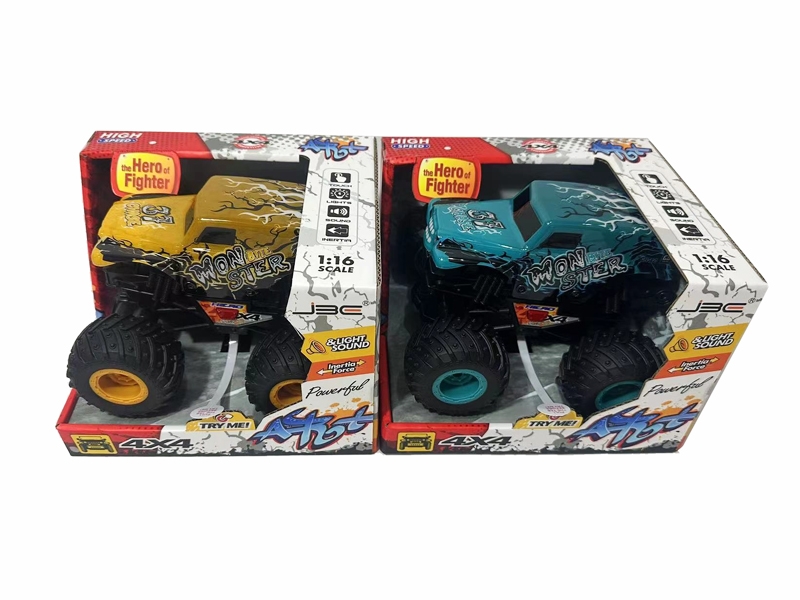 FRICTION STUNT CAR W/MUSIC & LIGHT（INCLUDED BATTERY）2COLOUR - HP1180202