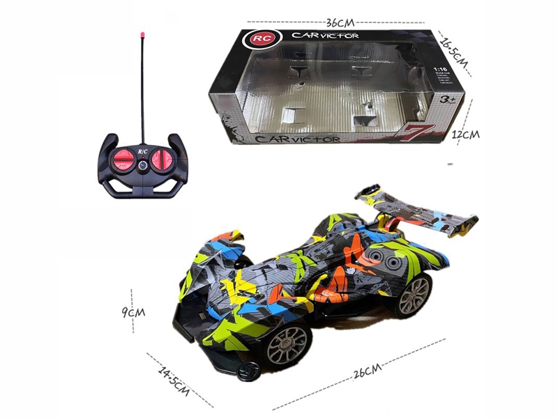 1:16 4-CHANNEL RC CAR W/LIGHT - HP1180708