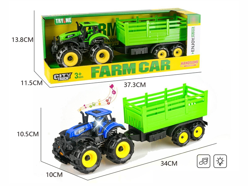 FRICTION FARM TRACTOR W/LIGHT&MUSIC - HP1180747