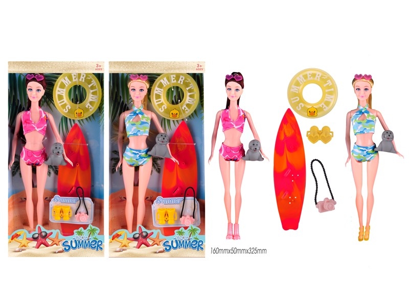 11.5“ SOLID BODY DOLL W/ACCESSORIES - HP1180800