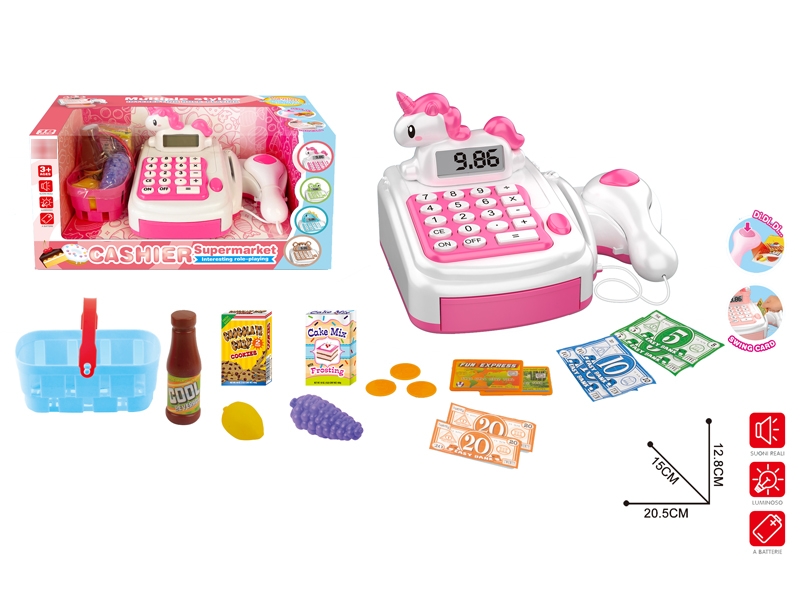 CASH REGISTER W/LIGHT & SOUND，NOT INCLUDE BATTERY - HP1181134