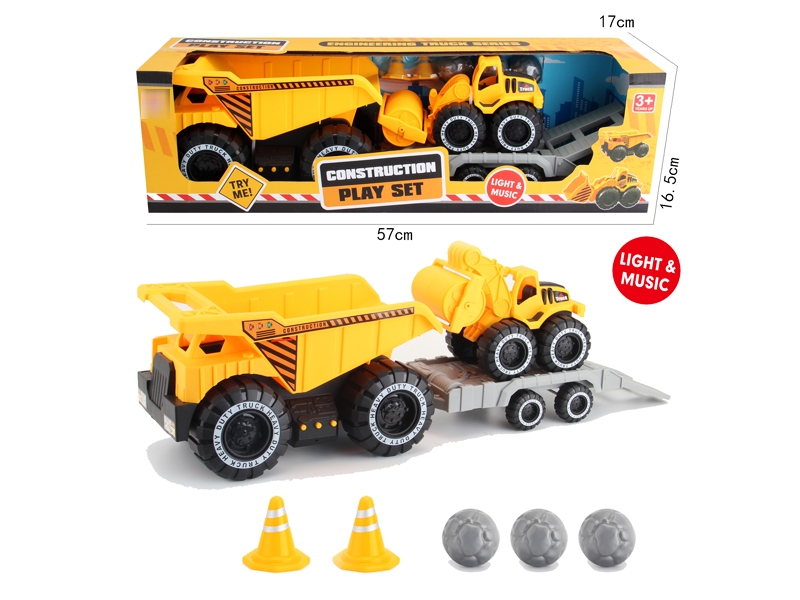 FREE WAY CONSTRUCTION CAR W/LIGHT & MUSIC - HP1181417