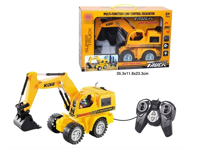 5 CHANNEL R/C CONSTRUCTION CAR W/LIGHT ，NOT INCLUDED BATTERY - HP1181895