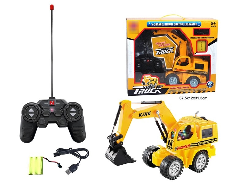 5 CHANNEL R/C CONSTRUCTION CAR，INCLUDED BATTERY & USB - HP1181896