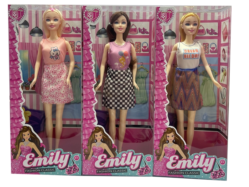 11.5“ SOLID BODY DOLL,3 ASST. - HP1182098