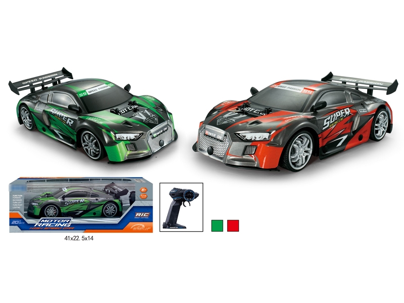 1:14 4 CHANNEL R/C CAR W/LIGHT,NOT INCLUDED BATTERY - HP1182357