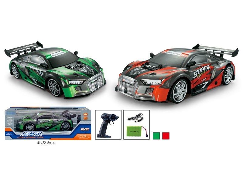 1:14 4 CHANNEL R/C CAR W/LIGHT,INCLUDED BATTERY - HP1182358