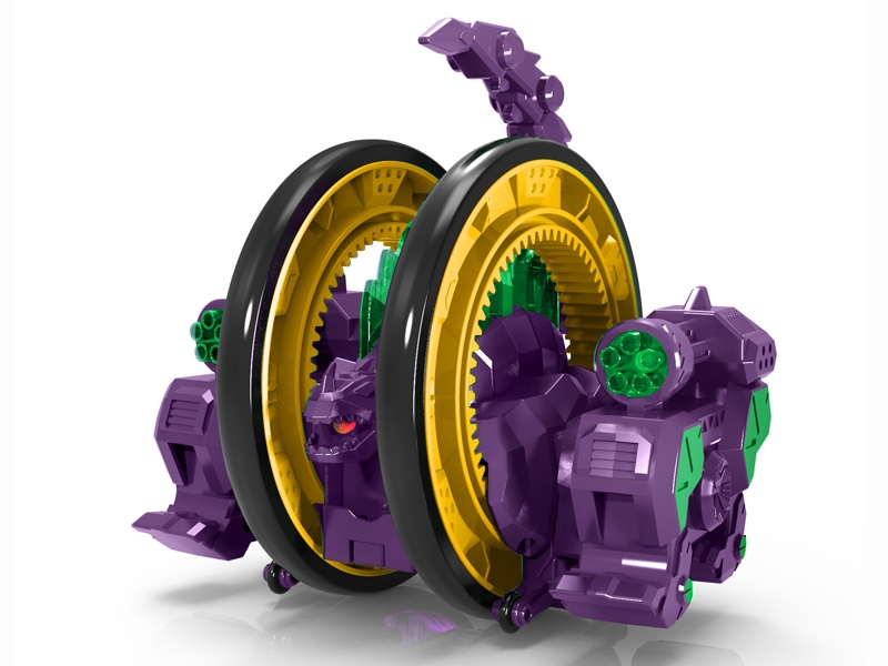 2.4G R/C TWO-WHEELER W/LIGHT & 360°ROTATION（INCLUDED BATTERY） - HP1183082