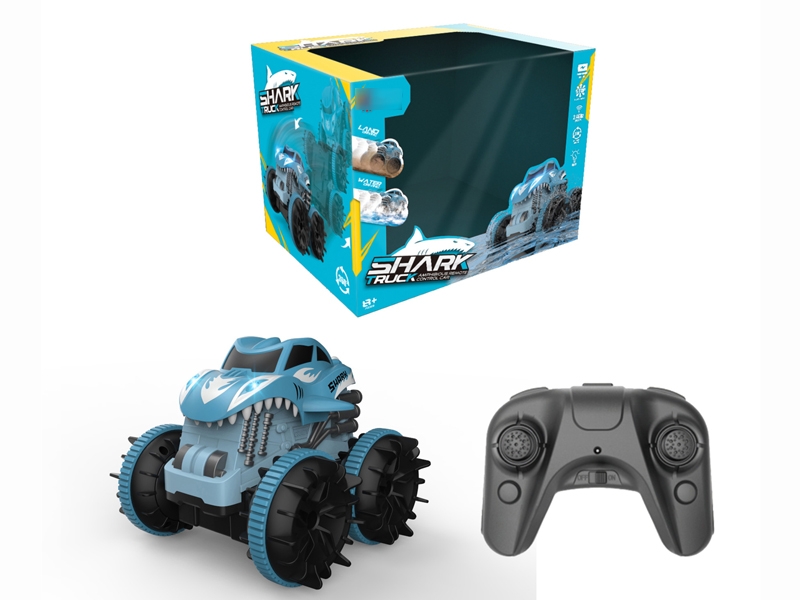 2.4G R/C AMPHIBIOUS STUNT CAR W/LIGHT (INCLUDED BATTERIES ) - HP1183084