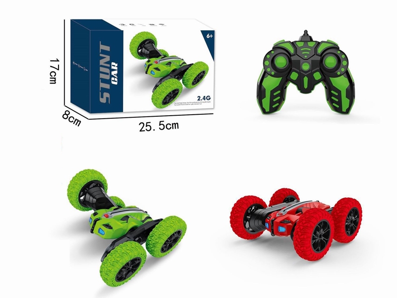 2.4G RC STUNT CAR (INCLUDED BATTERY)RED,GREEN - HP1183097