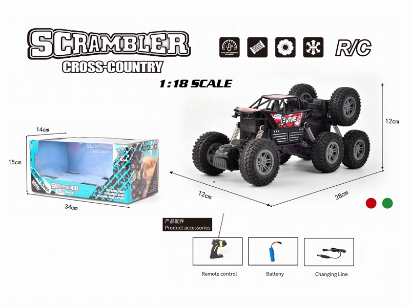 1:18 RC CLIMBING CAR (INCLUDED BATTERY) - HP1183120