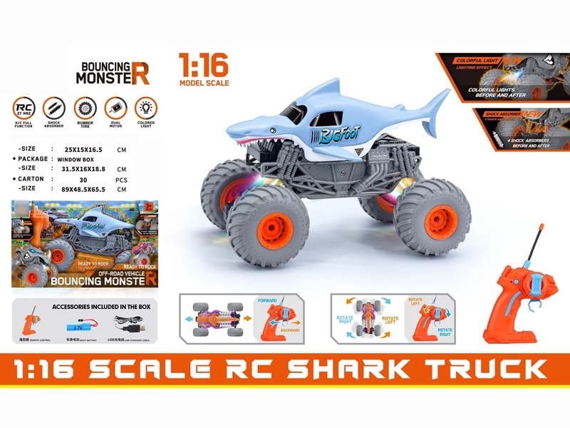 1:16 R/C SHARK TRUCK(INCLUDED BATTERY) - HP1183132