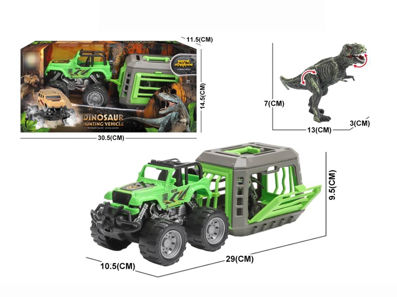 FRICTION CAR W/DINOSAUR - HP1183165