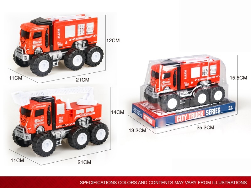 FRICTION FIRE TRUCK，2ASST - HP1183224